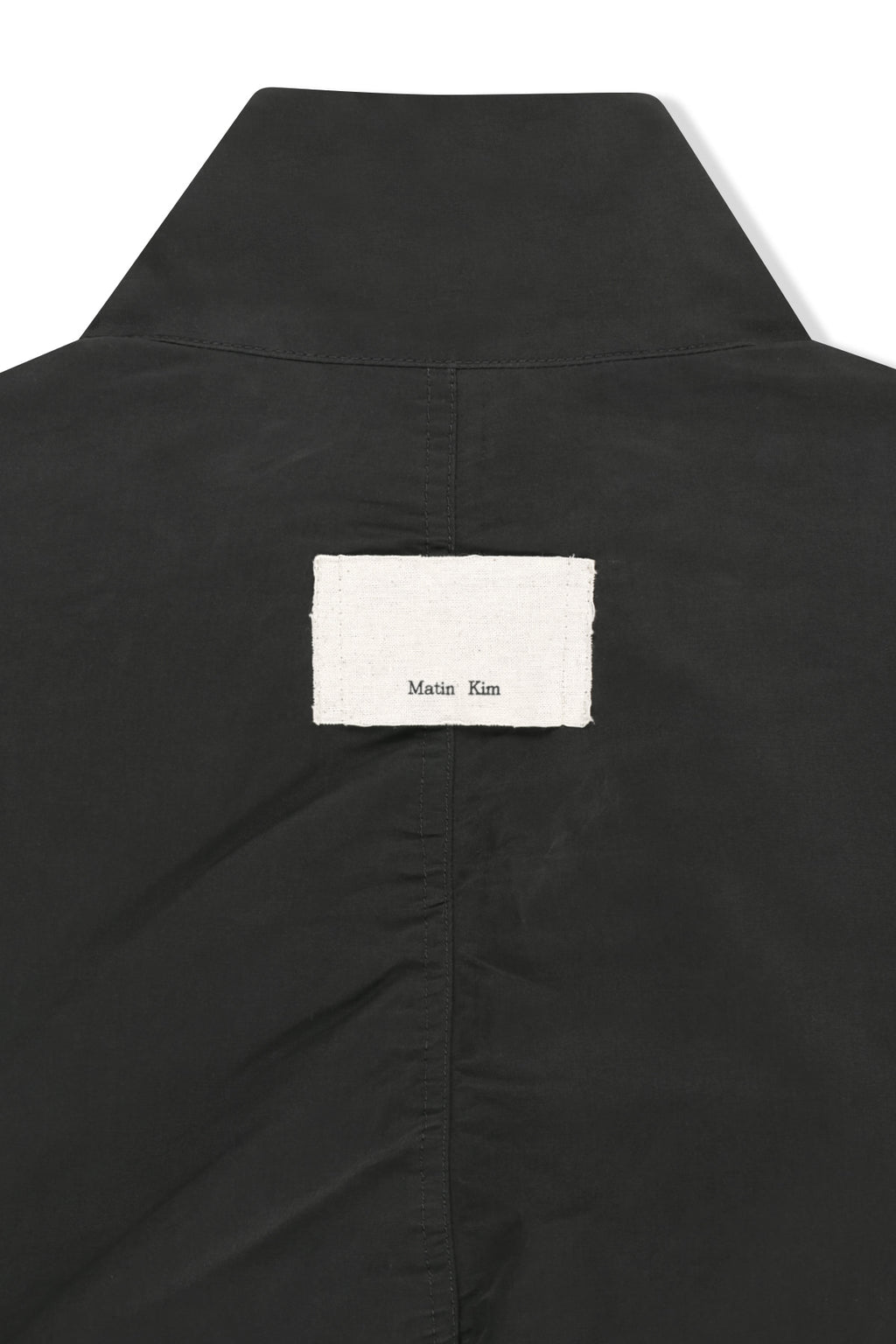 Matin Kim - Buckle High Neck Utility Jumper (Charcoal) product image 6 | TRAB K-Fashion Australia