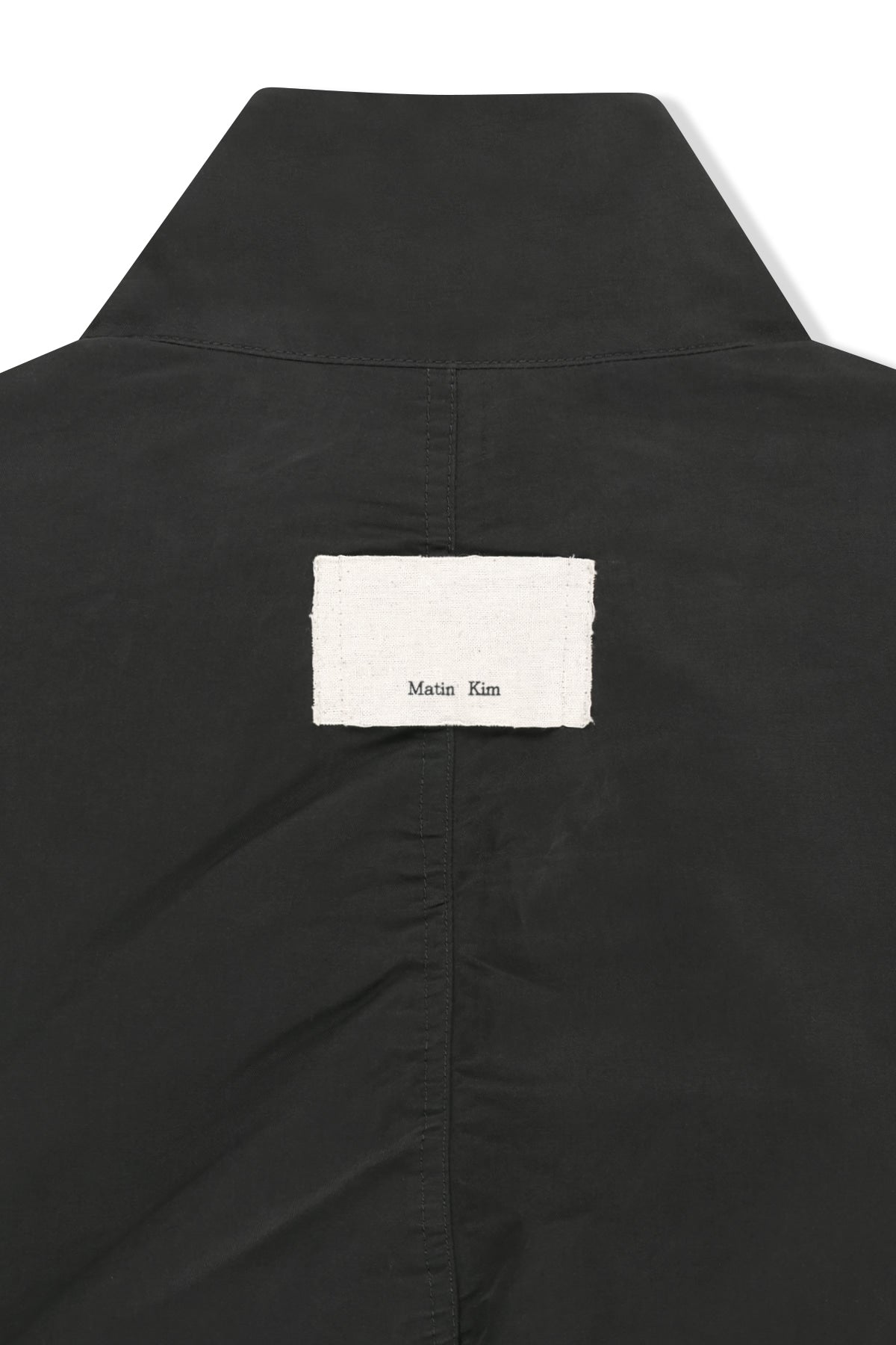 Matin Kim - Buckle High Neck Utility Jumper (Charcoal) product image 6 | TRAB K-Fashion Australia