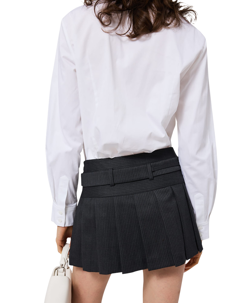 Kimhe Kim - Belted Mini Skirt (Grey) product image 12 | TRAB K-Fashion Australia