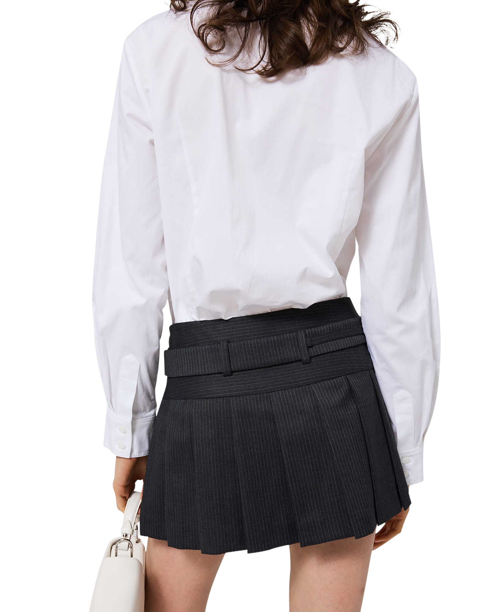 Kimhe Kim - Belted Mini Skirt (Grey) product image 12 | TRAB K-Fashion Australia