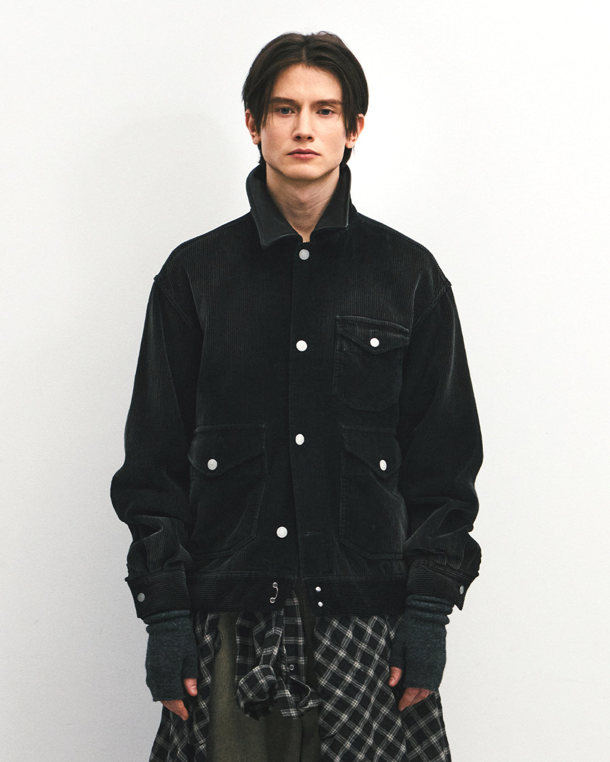 Eastlogue - Trapper Jacket (Black Corduroy) product image 2 | TRAB K-Fashion Australia