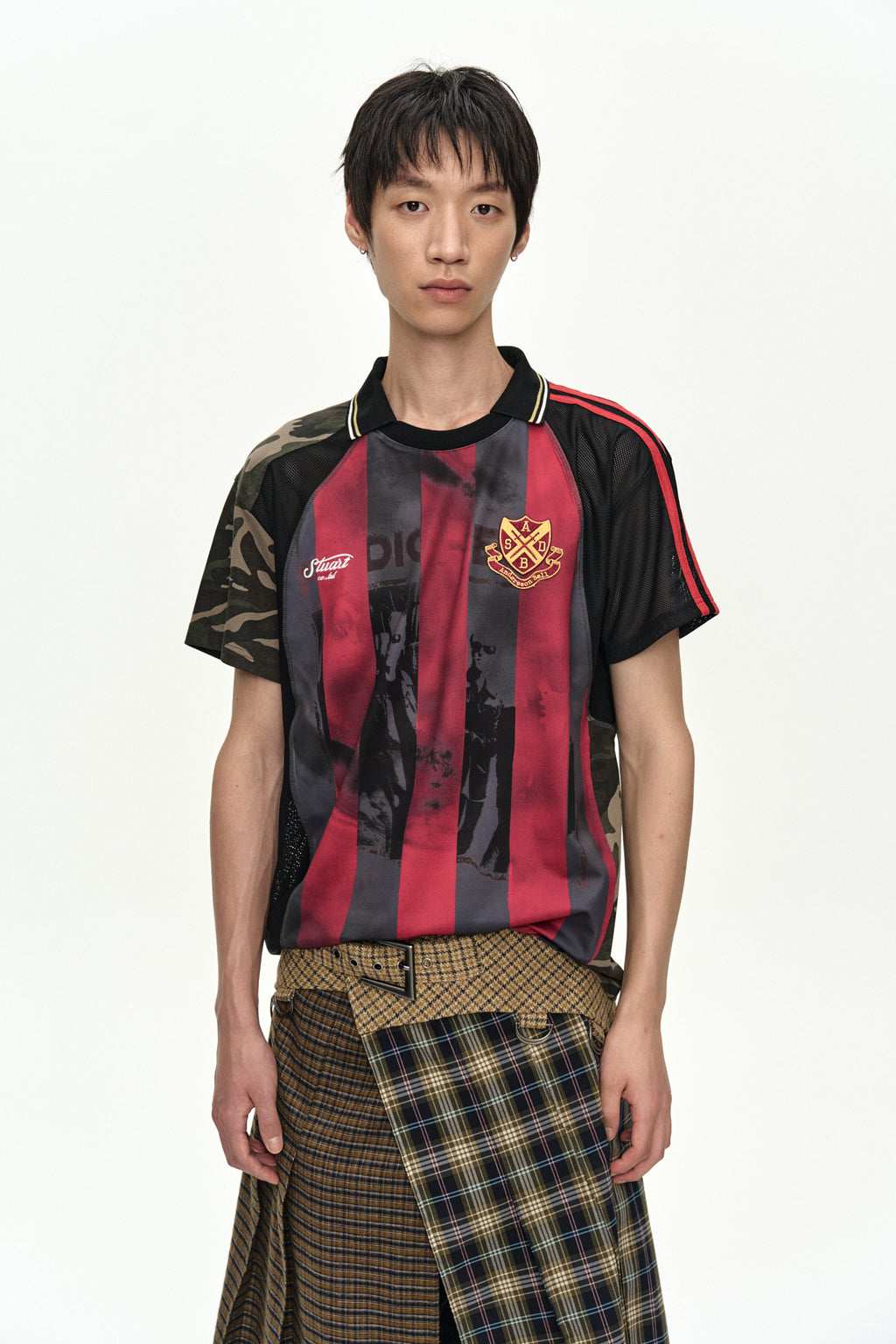 Andersson Bell - Reworked Football T-Shirt (Black/Red) product image 11 | TRAB K-Fashion Australia