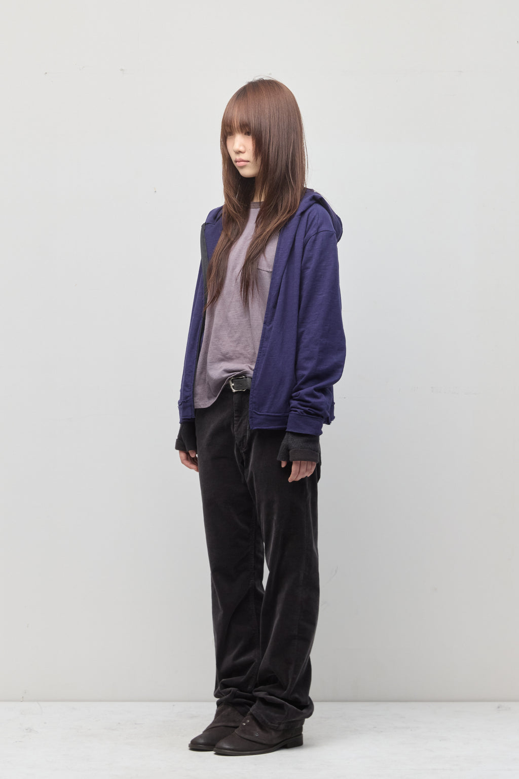 Hatchingroom - Rough Hoodie Slub (Dark Blue) product image 10 | TRAB K-Fashion Australia