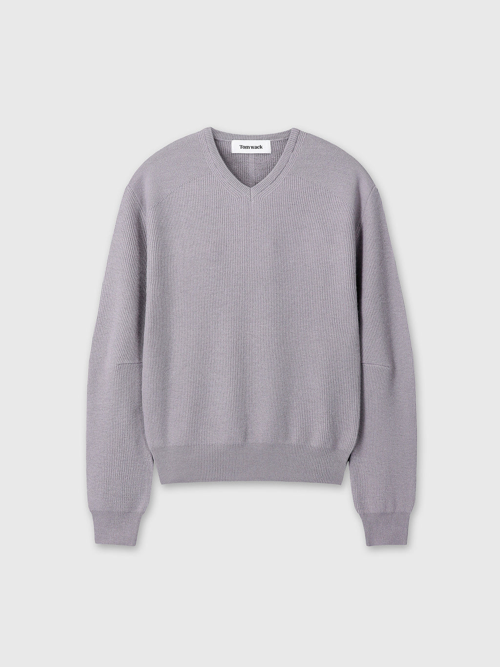 Tonywack - Super Fine Wool Commando V-Neck Knit (Slate Grey) product image 9 | TRAB K-Fashion Australia