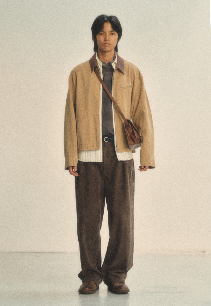 Art if acts - Hillside Work Jacket (Beige) product image 3 | TRAB K-Fashion Australia