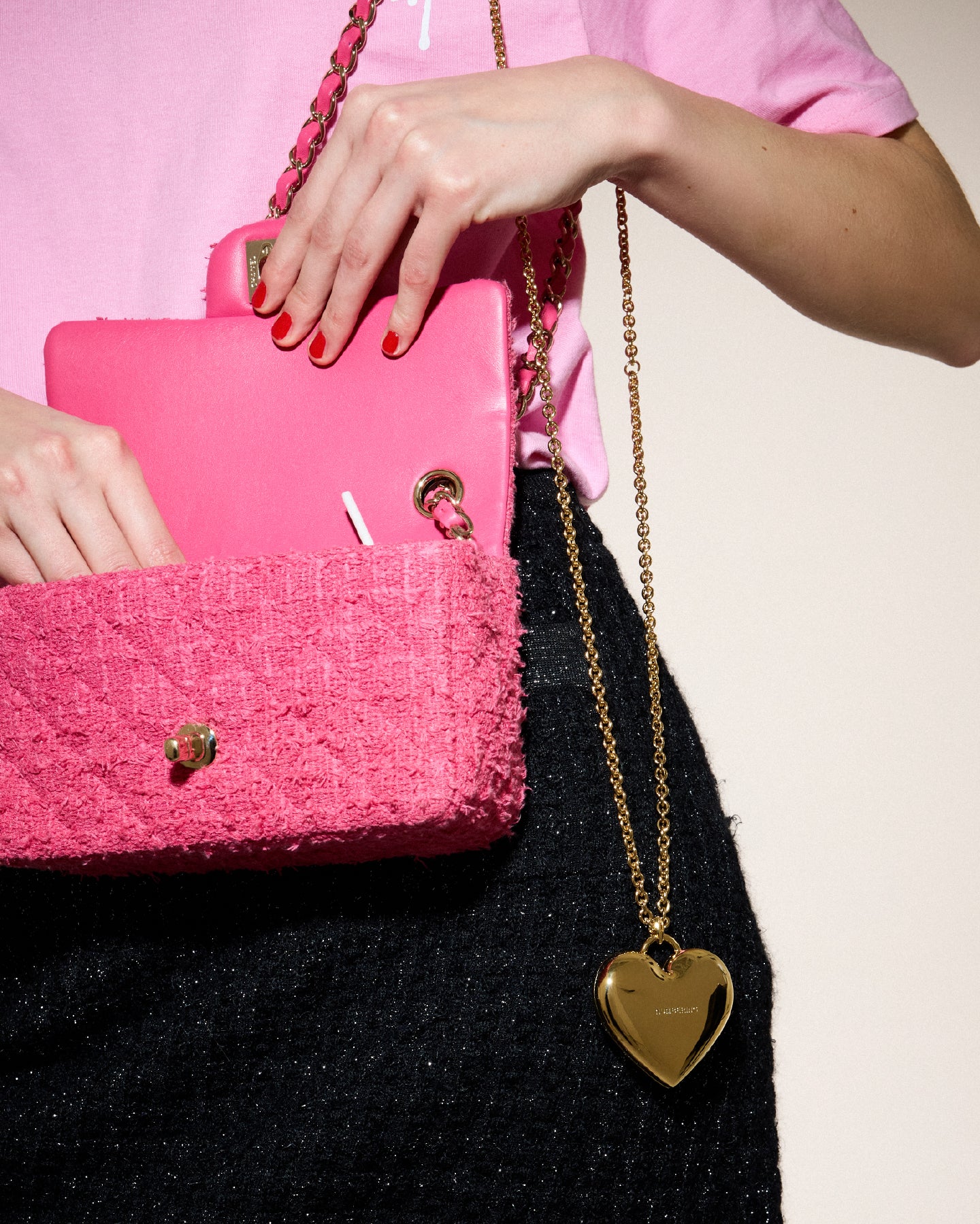 Numbering - Heart Micro Bag (Chain Strap) #5000 product image 2 | TRAB K-Fashion Australia
