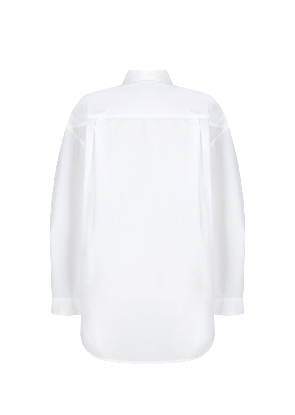 Amomento - Basic oversized shirt (White) product image 6 | TRAB K-Fashion Australia