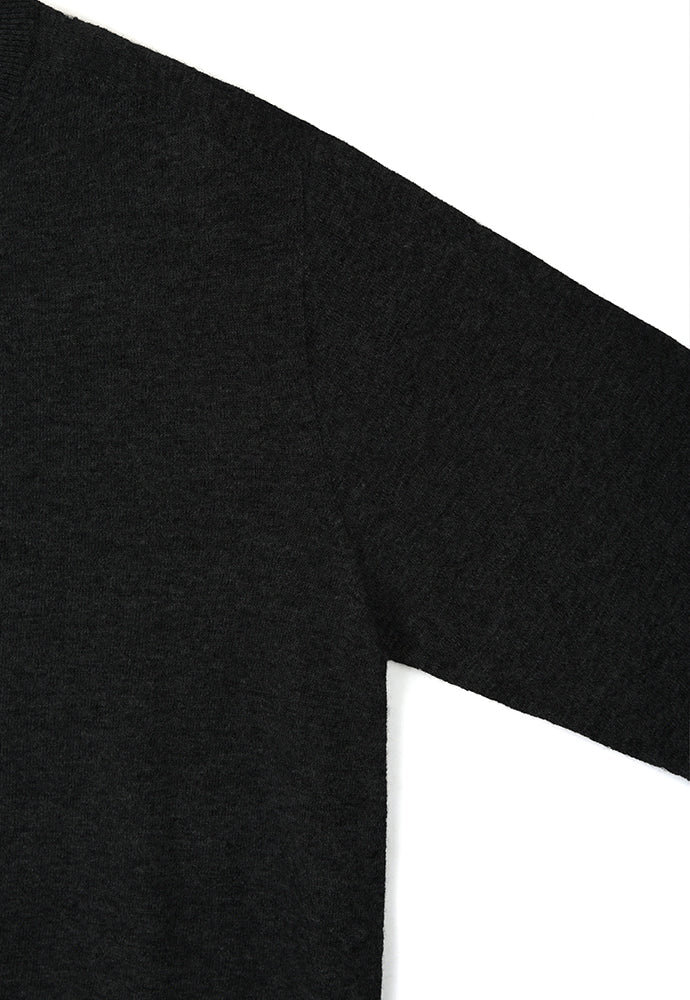 Art if acts - Wholegarment Round Neck Cardigan (Black) product image 10 | TRAB K-Fashion Australia