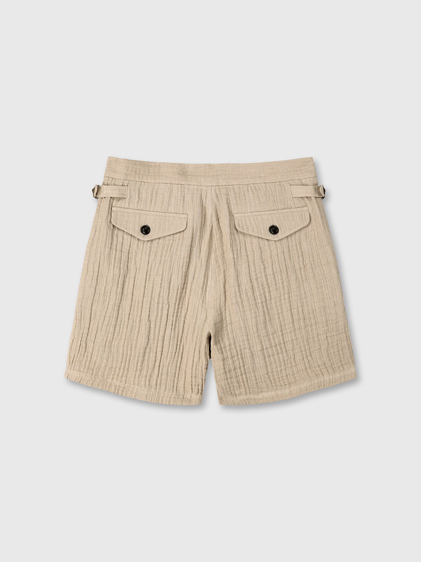 Tonywack - Double Weave Linen Short (French Beige) product image 7 | TRAB K-Fashion Australia