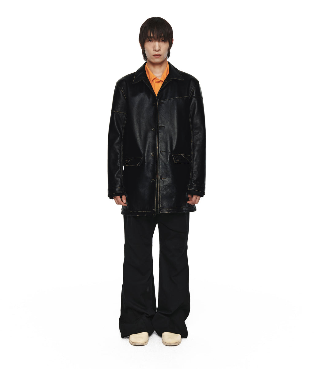 XLIM - Ep.8 01 Leather Jacket (Black) product image 1 | TRAB K-Fashion Australia