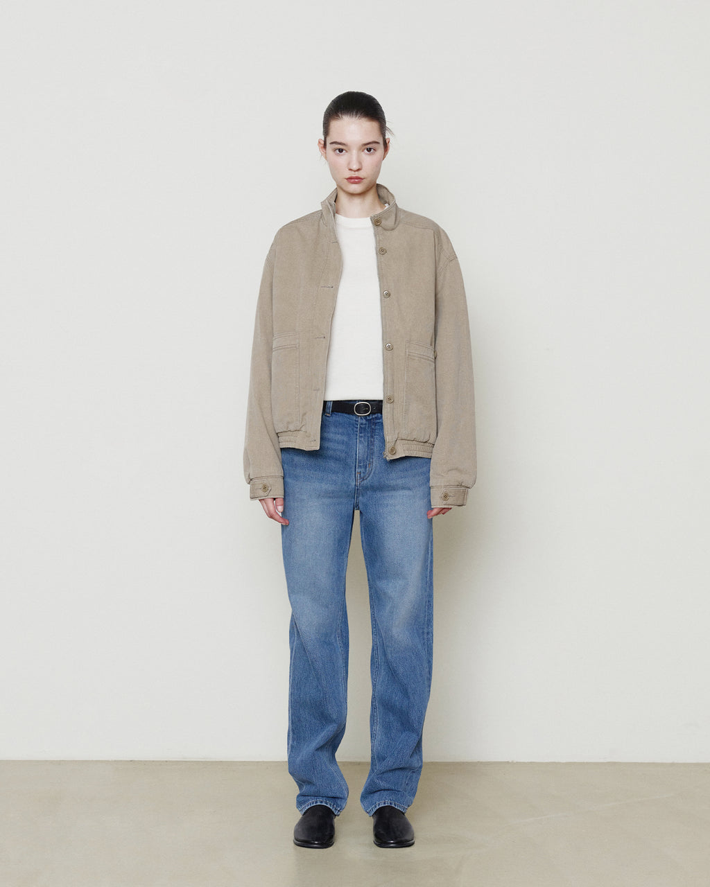 Brownyard - [Pre-Order – Ships September 18] W Washed Explorer Jacket (Dark Beige) product image 1 | TRAB K-Fashion Australia