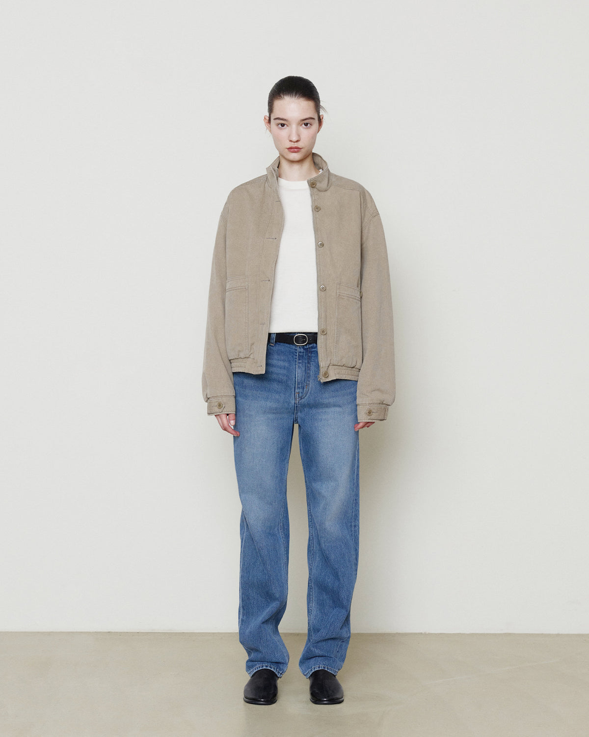 Brownyard - [Pre-Order – Ships September 18] W Washed Explorer Jacket (Dark Beige) product image 1 | TRAB K-Fashion Australia