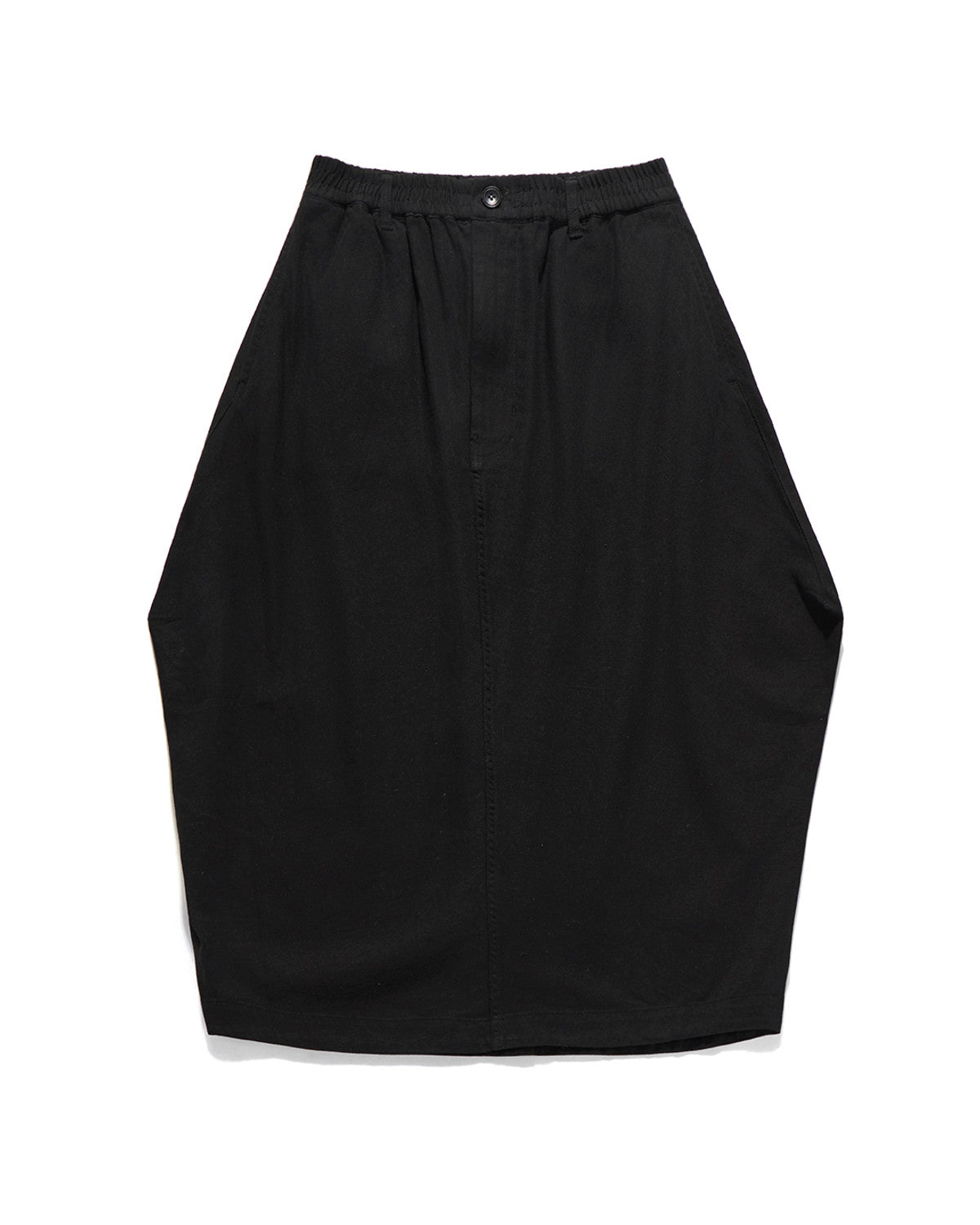 Eastlogue - Side Fin Wide Cowl Skirt (Black) product image 1 | TRAB K-Fashion Australia