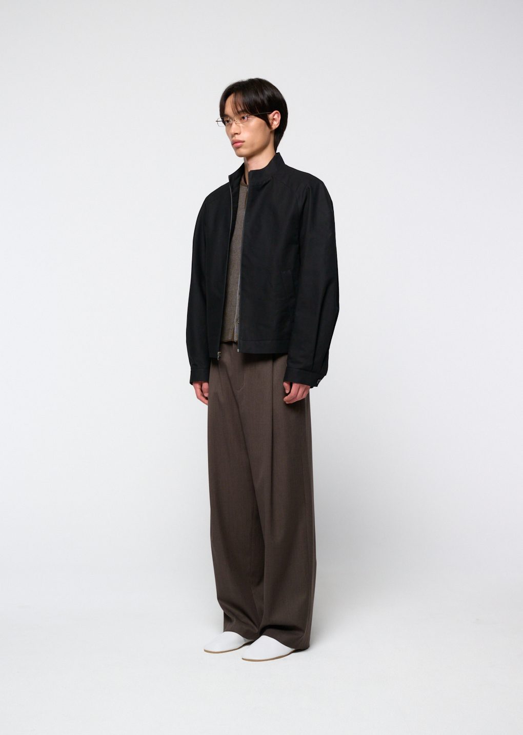 Amomento - Cotton curved jumper (Black) product image 3 | TRAB K-Fashion Australia