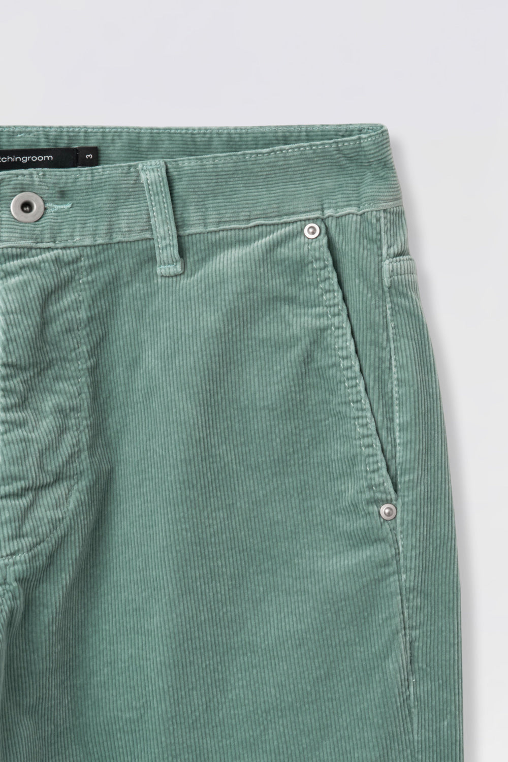 Hatchingroom - Flare Pants Corduroy (Washed Mint) product image 3 | TRAB K-Fashion Australia