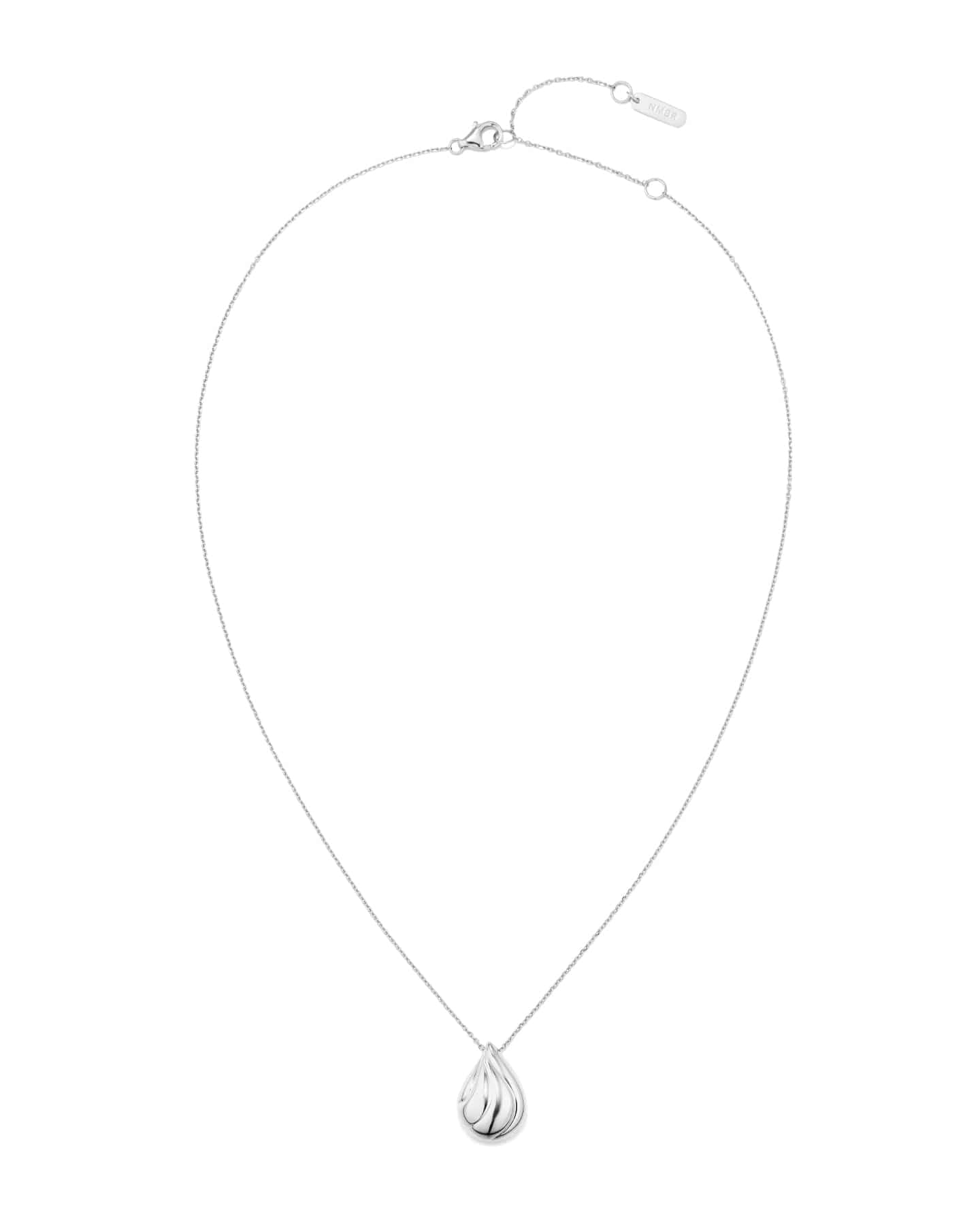 Numbering - Wavy Teardrop Pendant Necklace #7767 product image 7 | TRAB K-Fashion Australia
