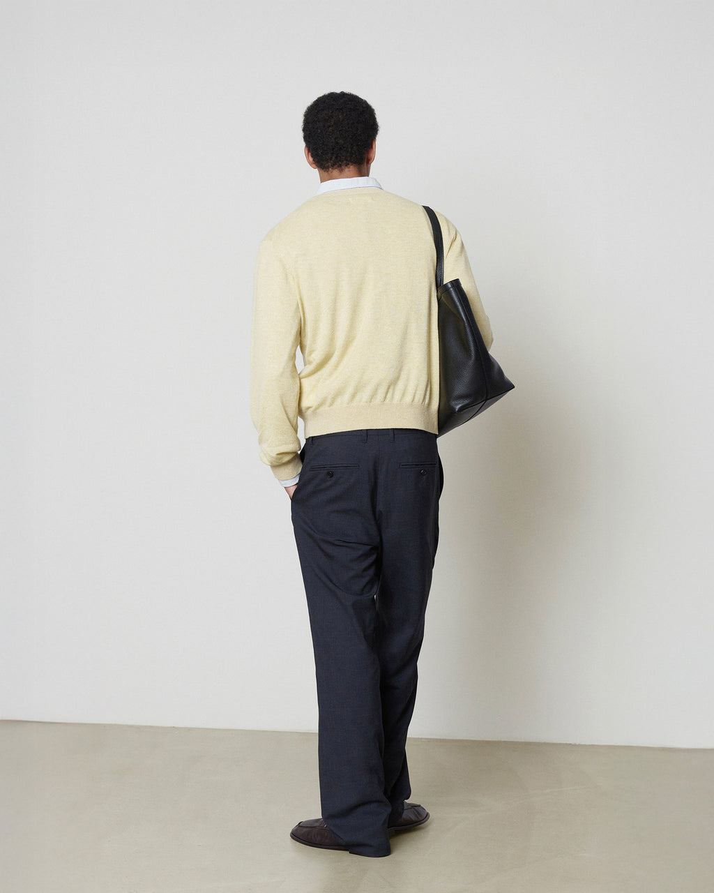Brownyard - Super Light Cashmere Sweater (Light Yellow) product image 3 | TRAB K-Fashion Australia