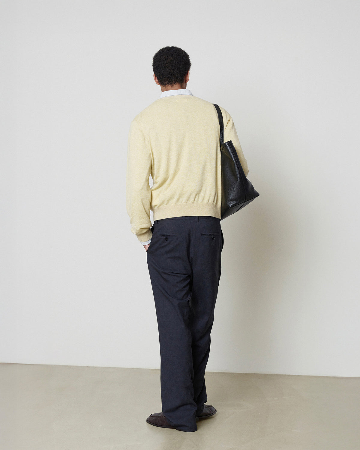Brownyard - Super Light Cashmere Sweater (Light Yellow) product image 3 | TRAB K-Fashion Australia