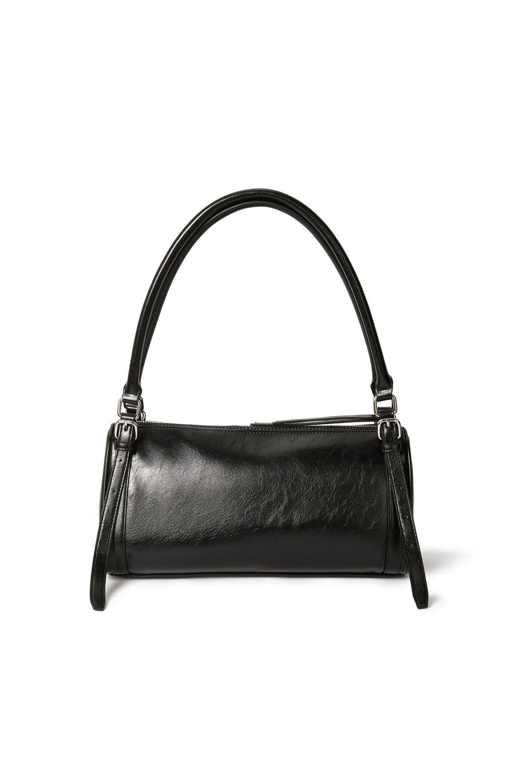 Matin Kim - Buckle Strap Shoulder Bag (Black) product image 2 | TRAB K-Fashion Australia