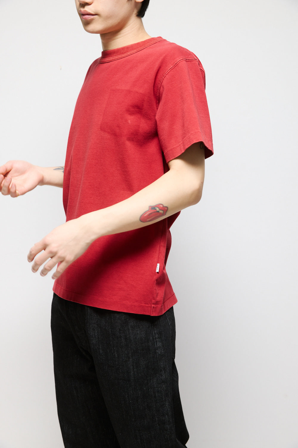 Hatchingroom - Bleached Tee (Dark Red) product image 4 | TRAB K-Fashion Australia