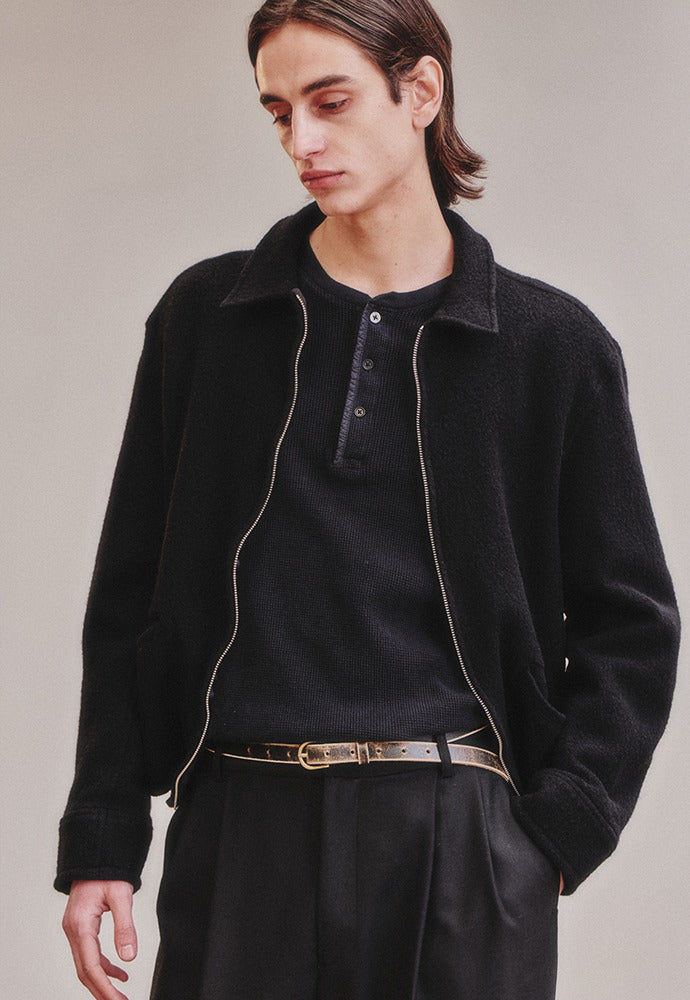 Art if acts - Washed Wool Sports Jacket (Black) product image 1 | TRAB K-Fashion Australia