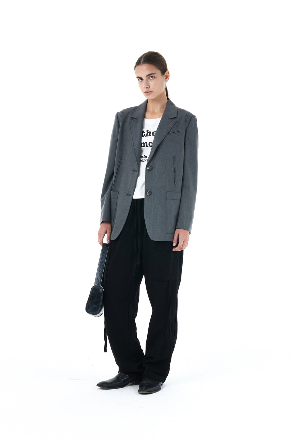Matin Kim - Worker Cargo Pants (Black) product image 9 | TRAB K-Fashion Australia
