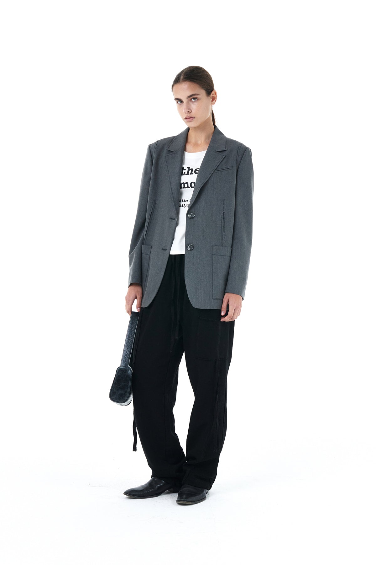 Matin Kim - Worker Cargo Pants (Black) product image 9 | TRAB K-Fashion Australia