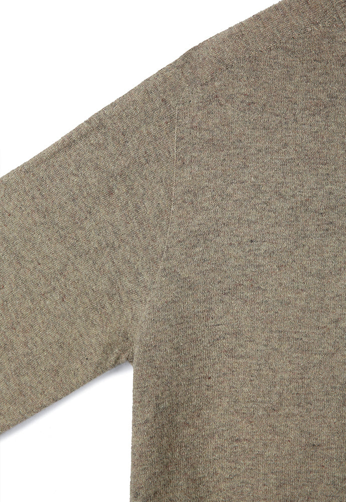 Art if acts - Wholegarment Round Neck Cardigan (French Taupe) product image 10 | TRAB K-Fashion Australia
