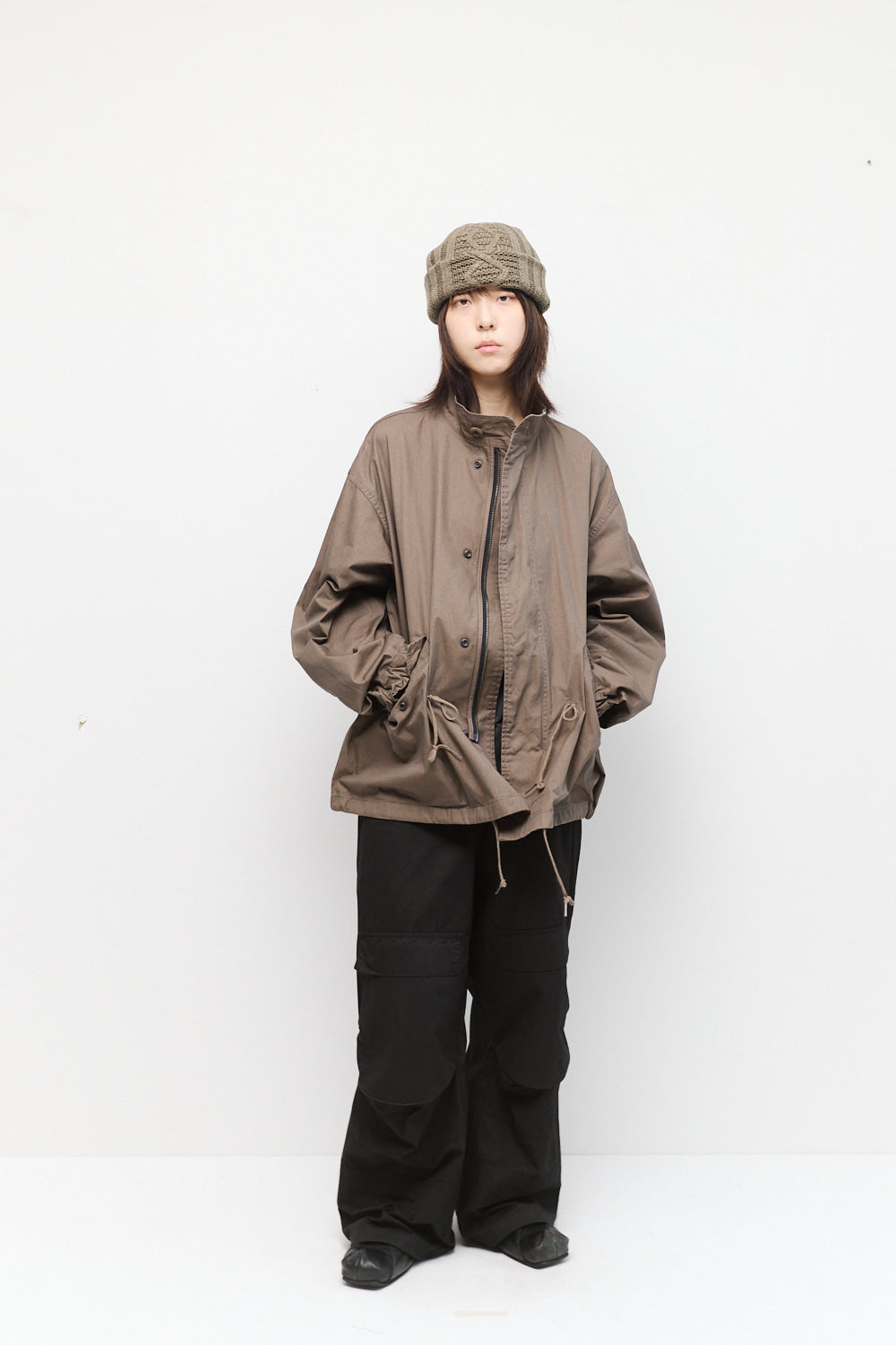 Hatchingroom - Short Mods Parka Mud (Brown) product image 6 | TRAB K-Fashion Australia