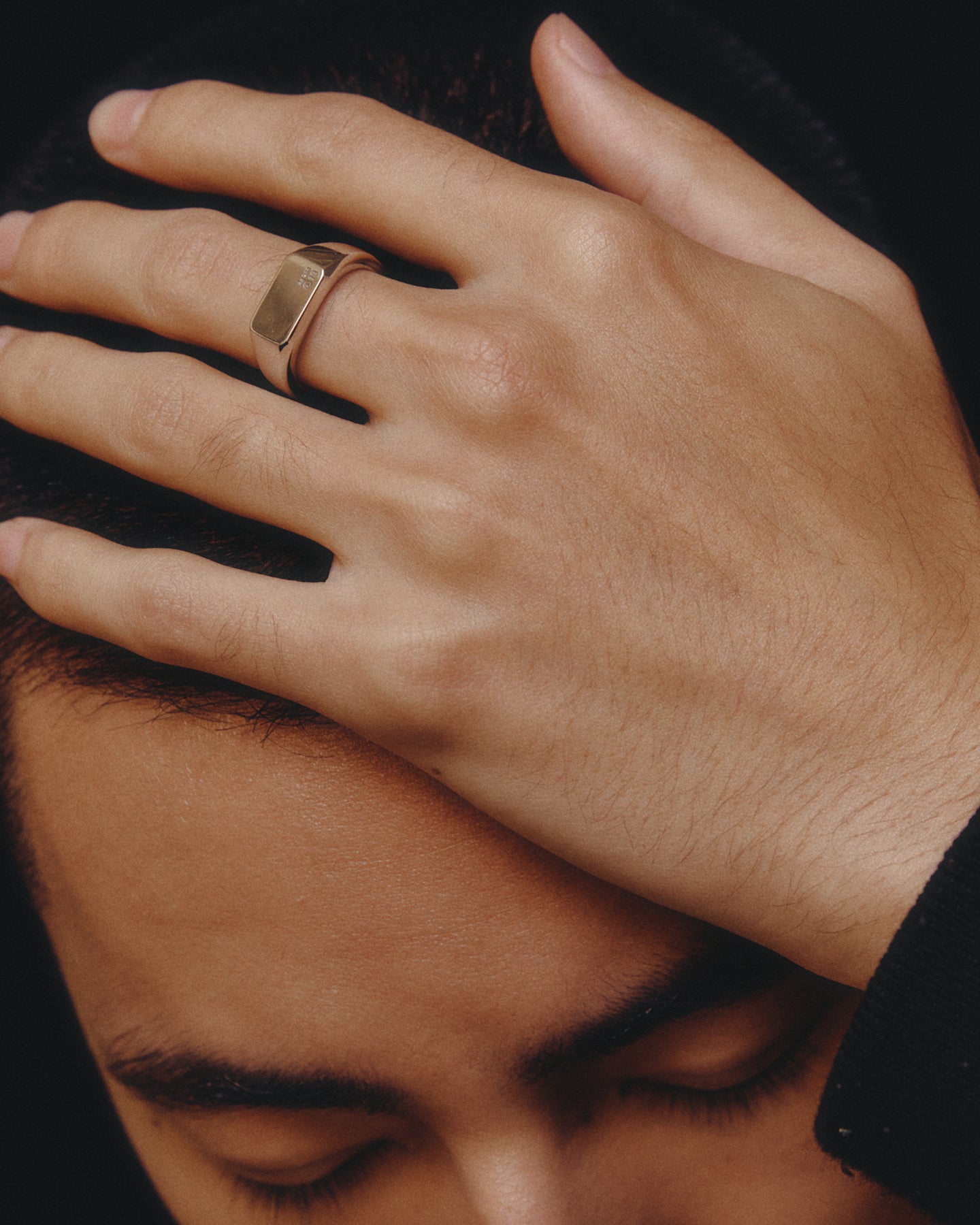 Numbering - A13 Signet Ring #7402 product image 1 | TRAB K-Fashion Australia