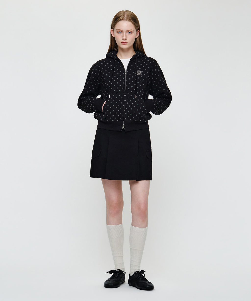 Marithe & Francois Girbaud - Small Classic Logo Hoodie Zipup (Dot) product image 5 | TRAB K-Fashion Australia