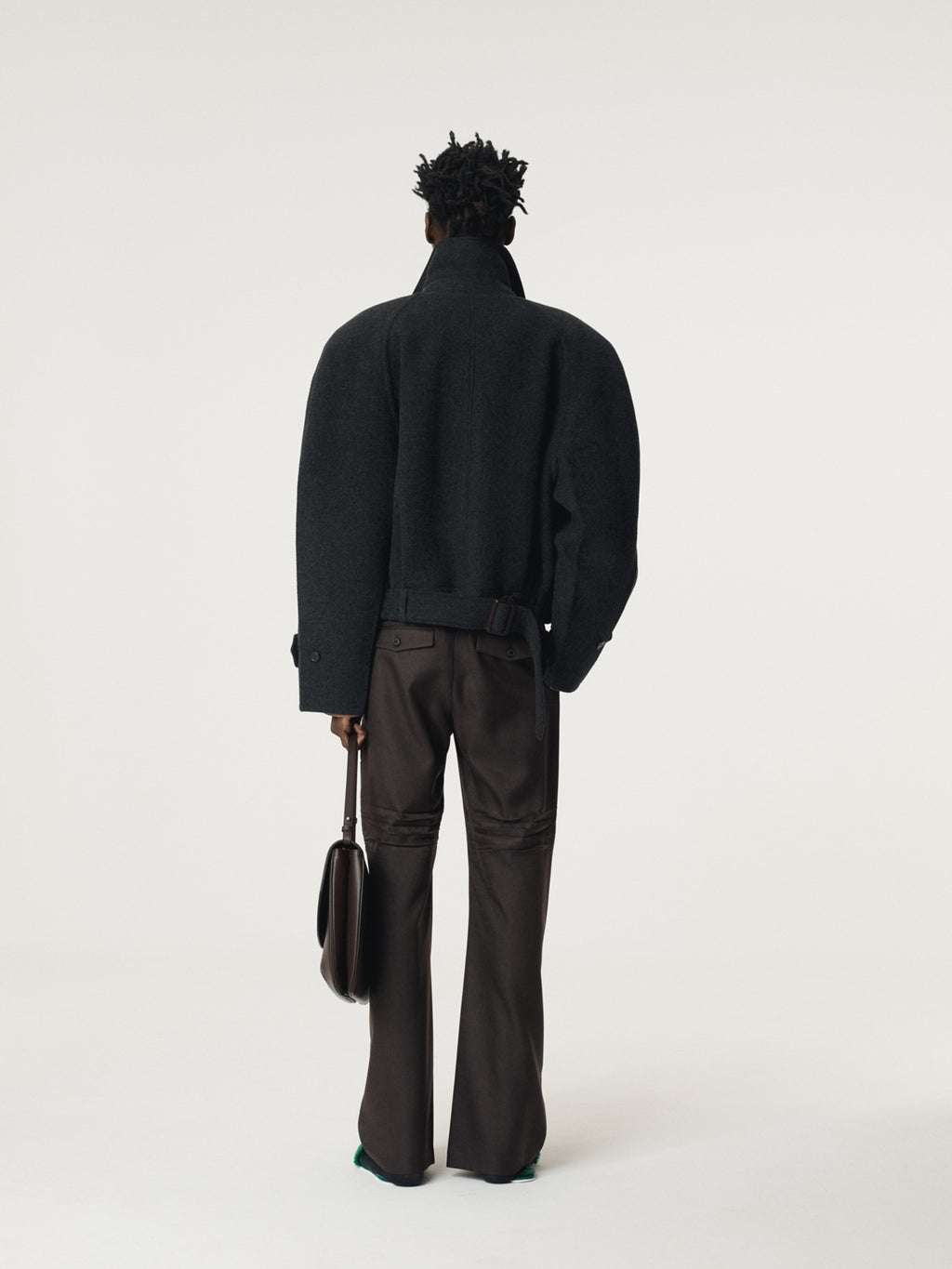 Recto - Reglan Sleeves Wool Jumper (Charcoal Grey) product image 4 | TRAB K-Fashion Australia