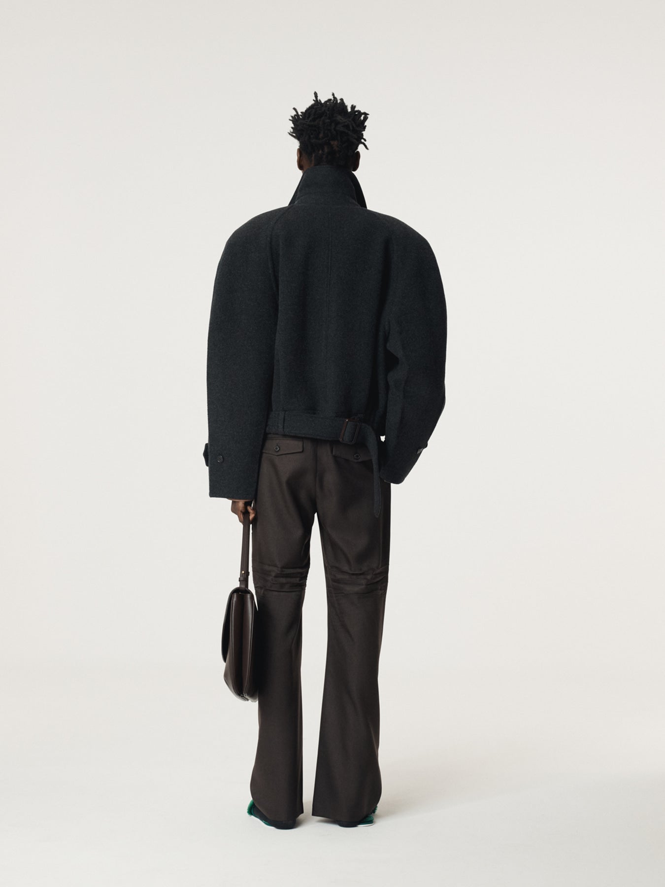 Recto - Reglan Sleeves Wool Jumper (Charcoal Grey) product image 4 | TRAB K-Fashion Australia