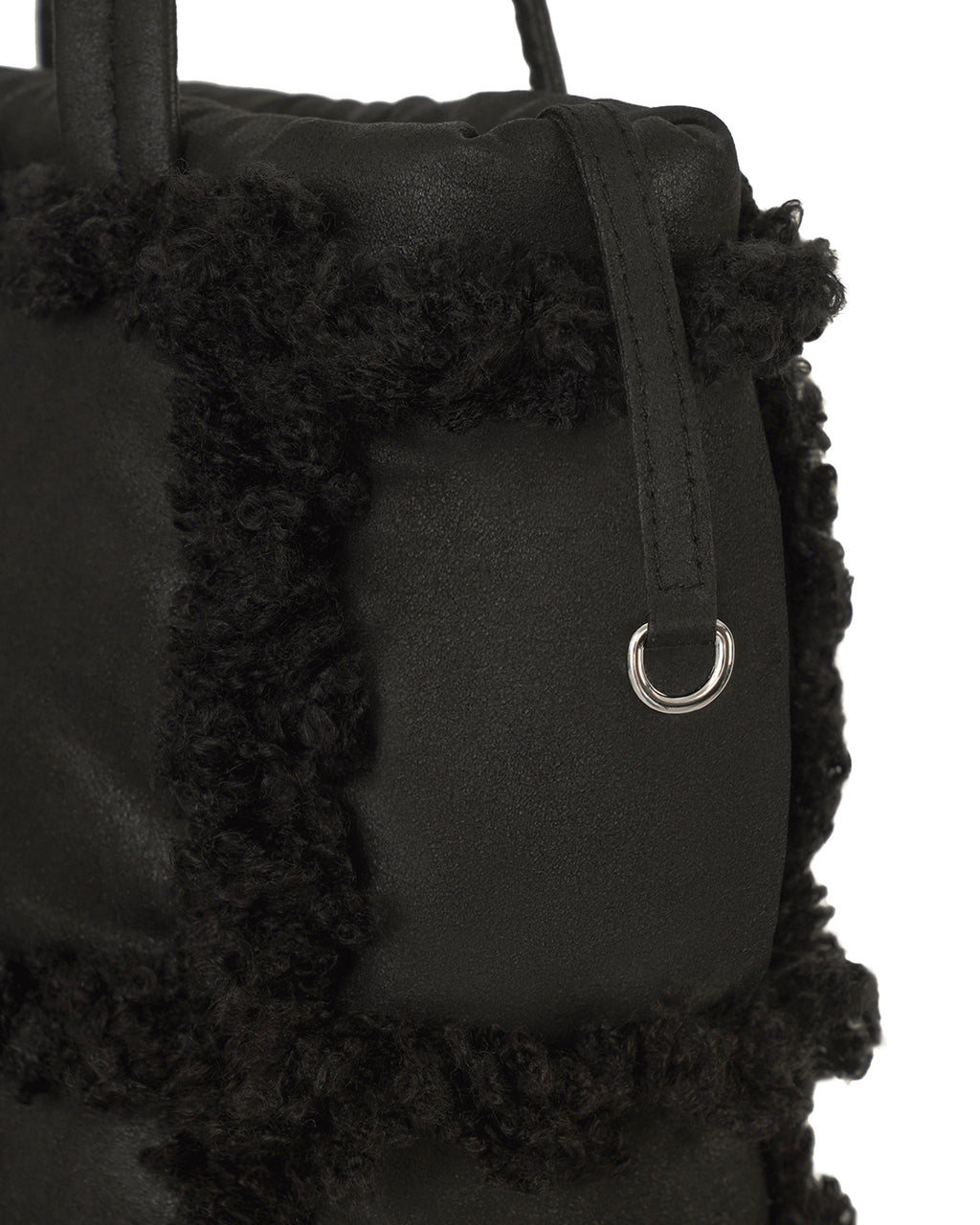 Stand Oil - Bubble Bag Mini (Fur Black) product image 5 | TRAB K-Fashion Australia