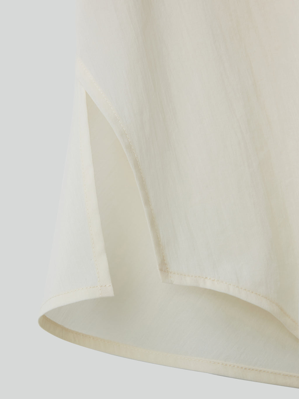 Recto - Open Back Draped Shirt (Bean Ivory) product image 4 | TRAB K-Fashion Australia