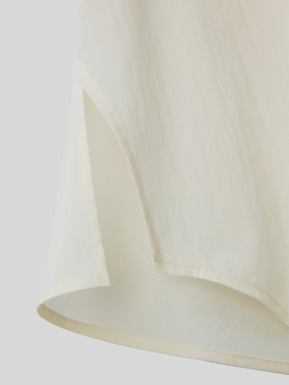 Recto - Open Back Draped Shirt (Bean Ivory) product image 4 | TRAB K-Fashion Australia