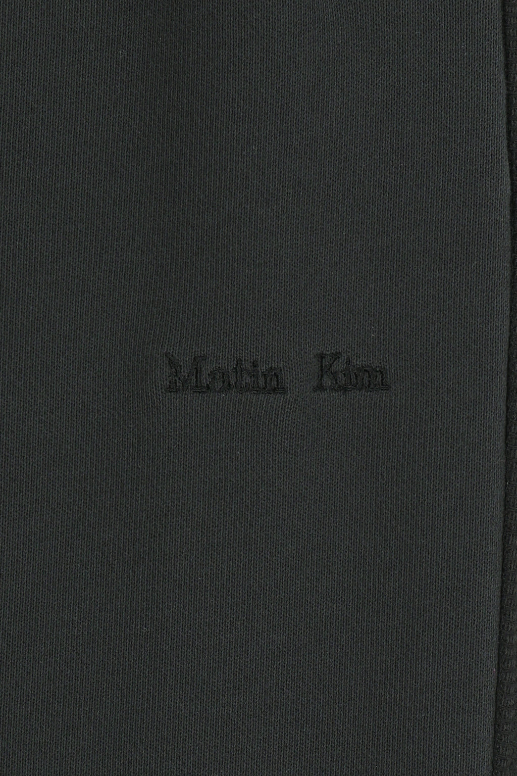 Matin Kim - Colorblock Cut Seam Sweatpants (Black) product image 4 | TRAB K-Fashion Australia