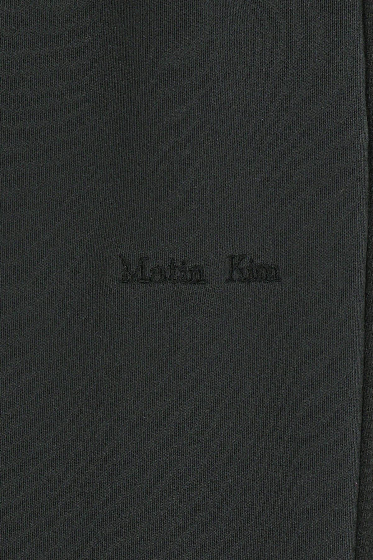 Matin Kim - Colorblock Cut Seam Sweatpants (Black) product image 4 | TRAB K-Fashion Australia