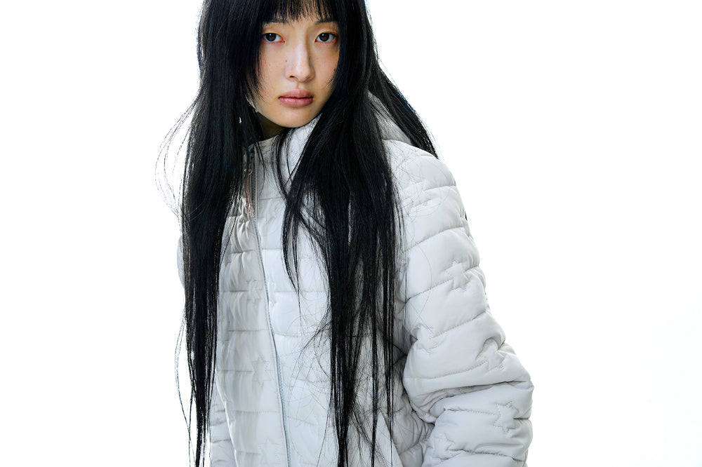 Coyseio - Fluffy Light Padded Jacket (Ivory) product image 4 | TRAB K-Fashion Australia