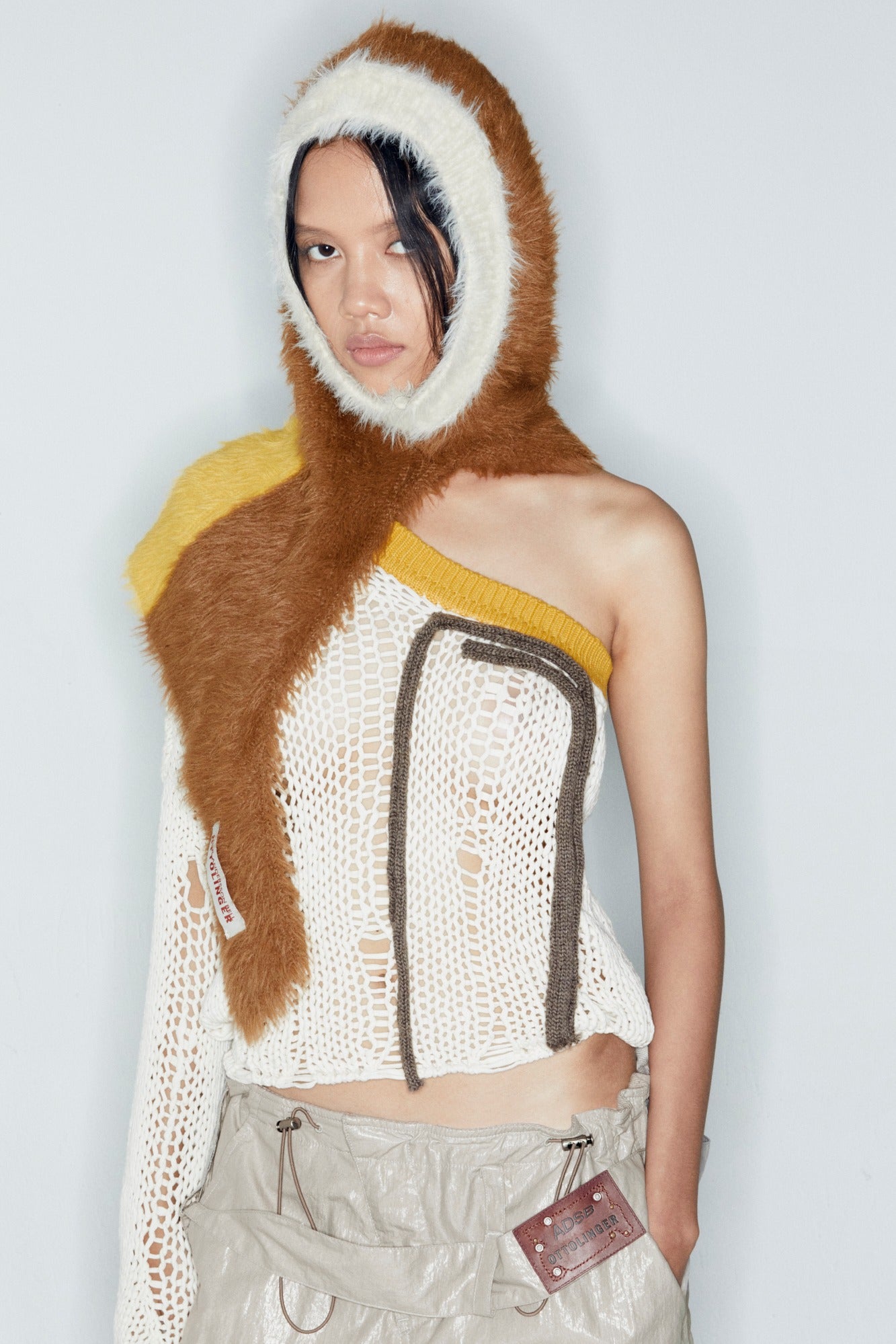 Andersson Bell - Adsb X Ottolinger Cape Balaclava (Yellow) product image 1 | TRAB K-Fashion Australia