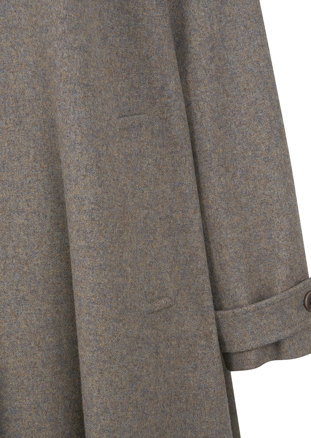 Amomento - shirring coat (Grey Blue) product image 5 | TRAB K-Fashion Australia