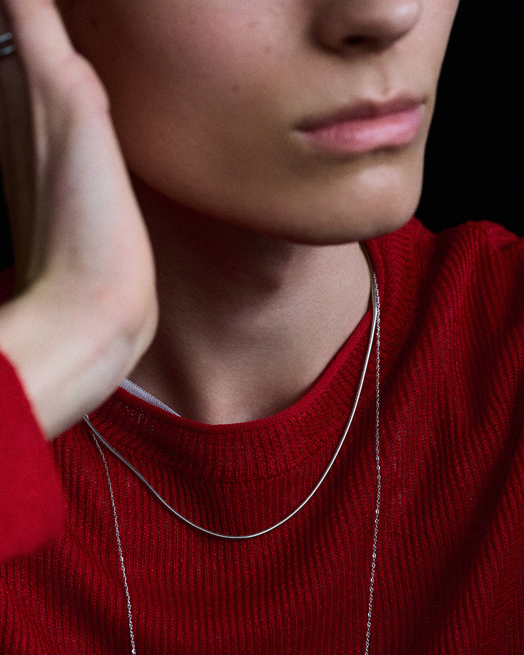 Numbering - Coil Toggle Snake Chain Necklace #8703 product image 2 | TRAB K-Fashion Australia