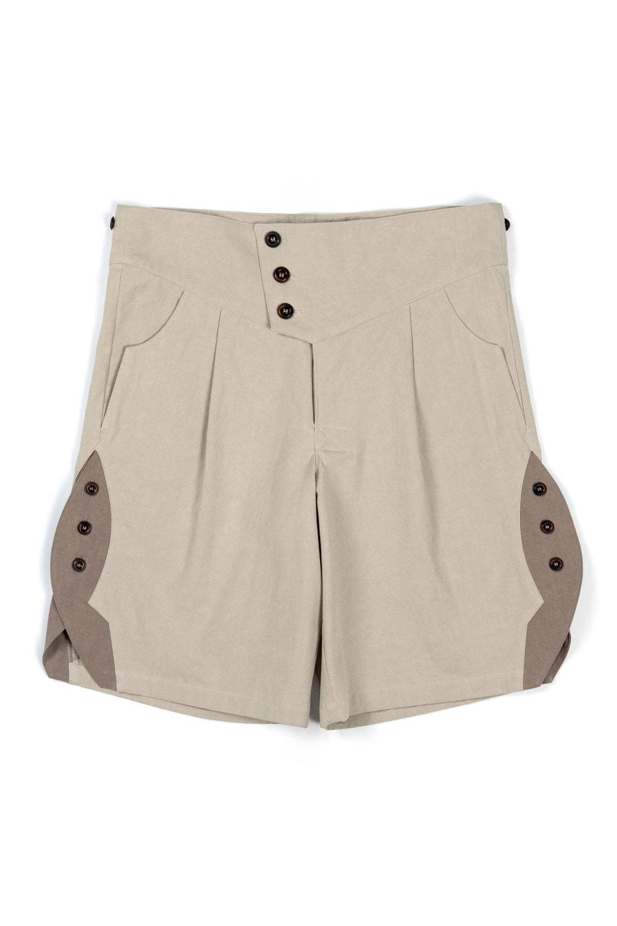 Ioedle - Rocket Slit Shorts (Beige) product image 3 | TRAB K-Fashion Australia
