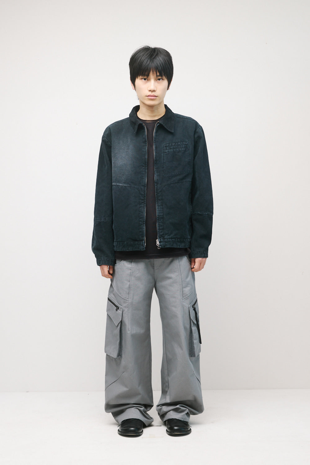 Hatchingroom - Canvas Work Jacket (Faded Black) product image 5 | TRAB K-Fashion Australia