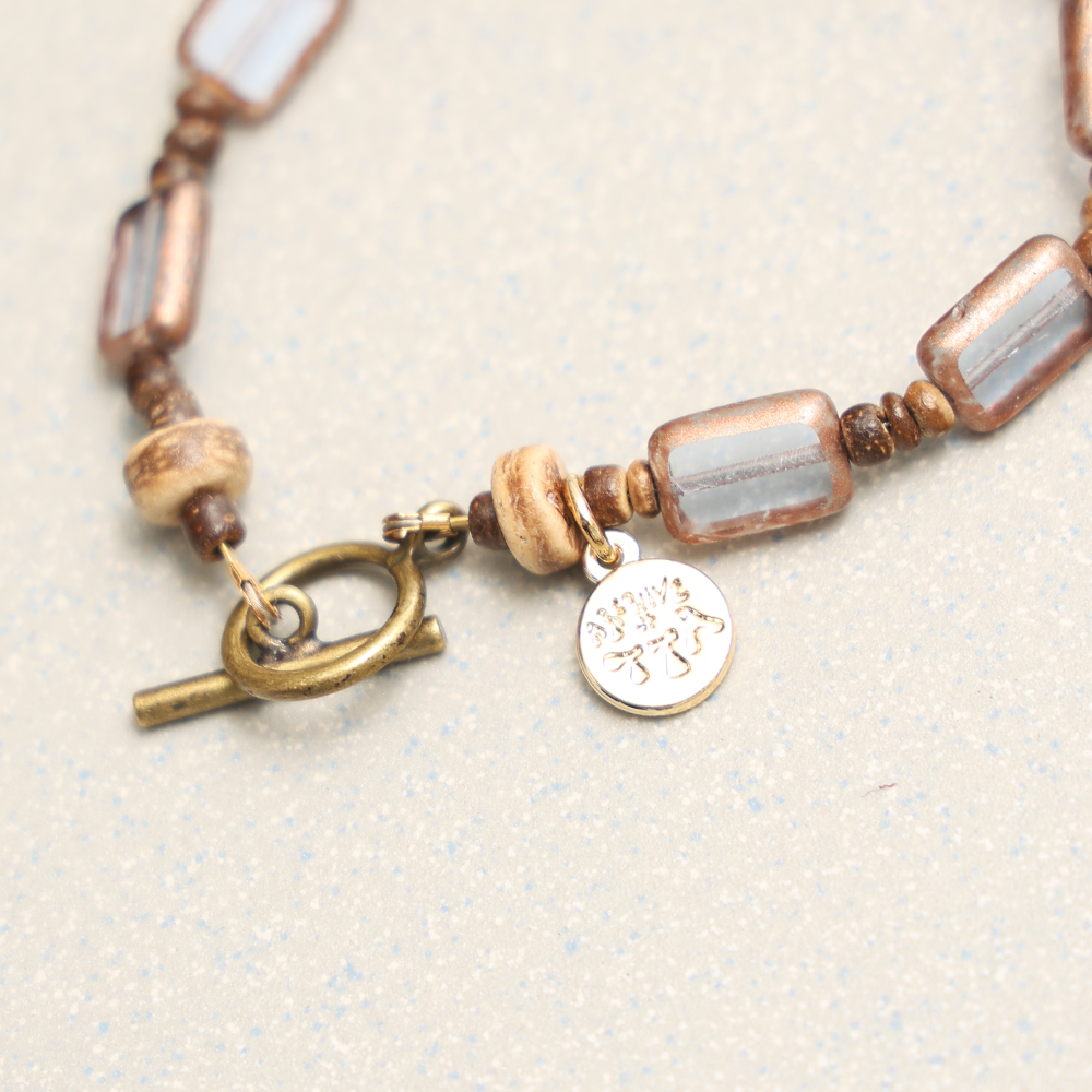 Towtow Archive - Racktangle Czech Bracelet (Blue) product image 3 | TRAB K-Fashion Australia