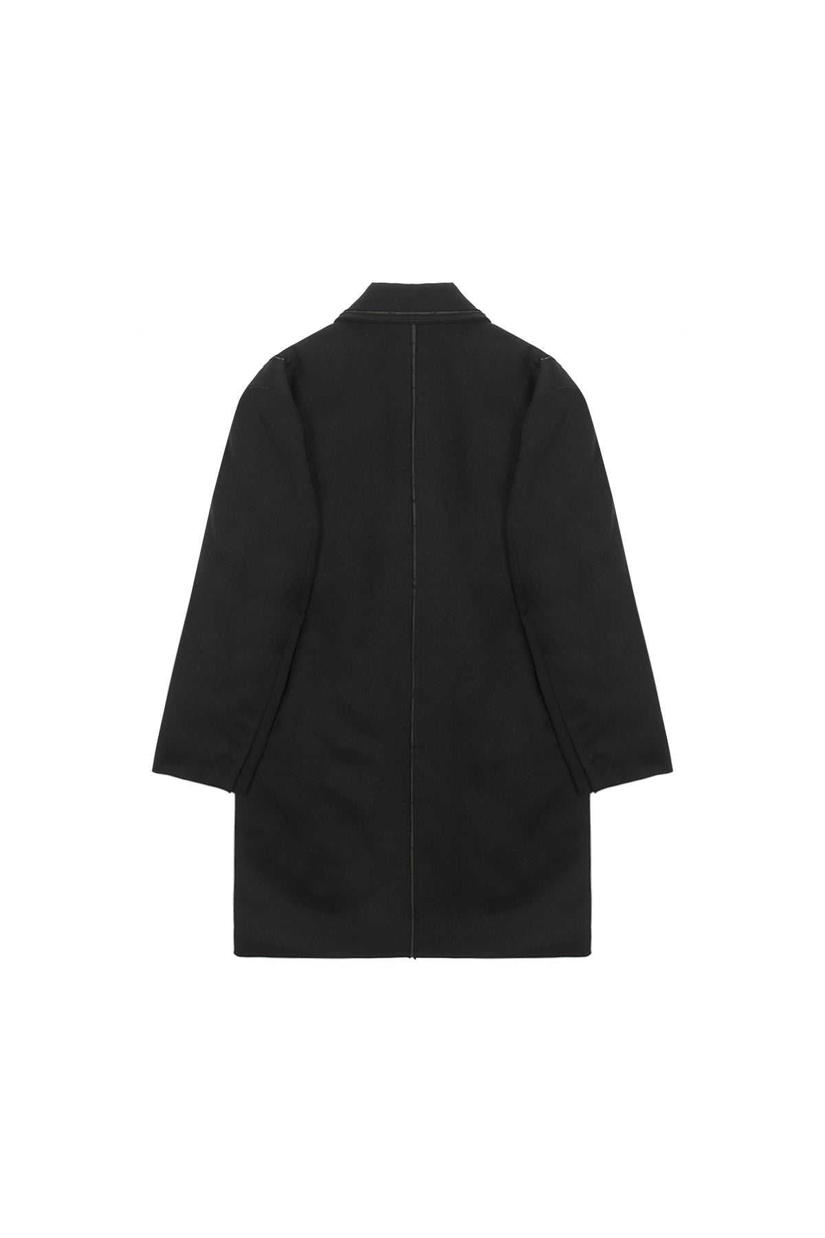 Matin Kim - Drop Shoulder Long Double Jacket (Black) product image 2 | TRAB K-Fashion Australia