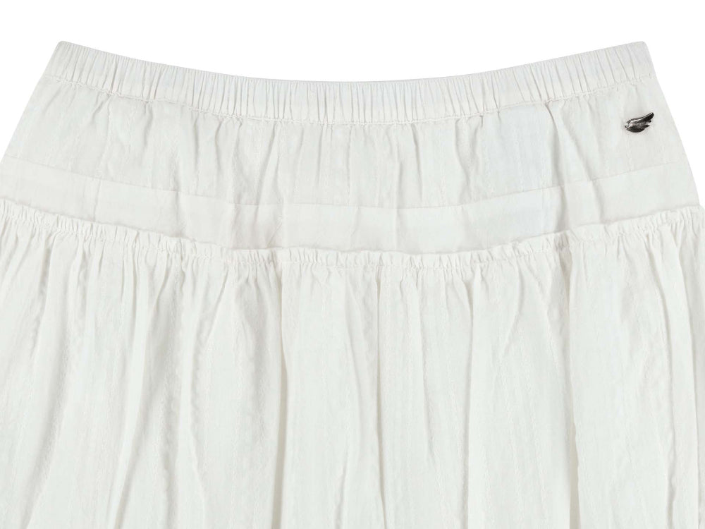 Coyseio - Shirring Midi Skirt (White) product image 14 | TRAB K-Fashion Australia