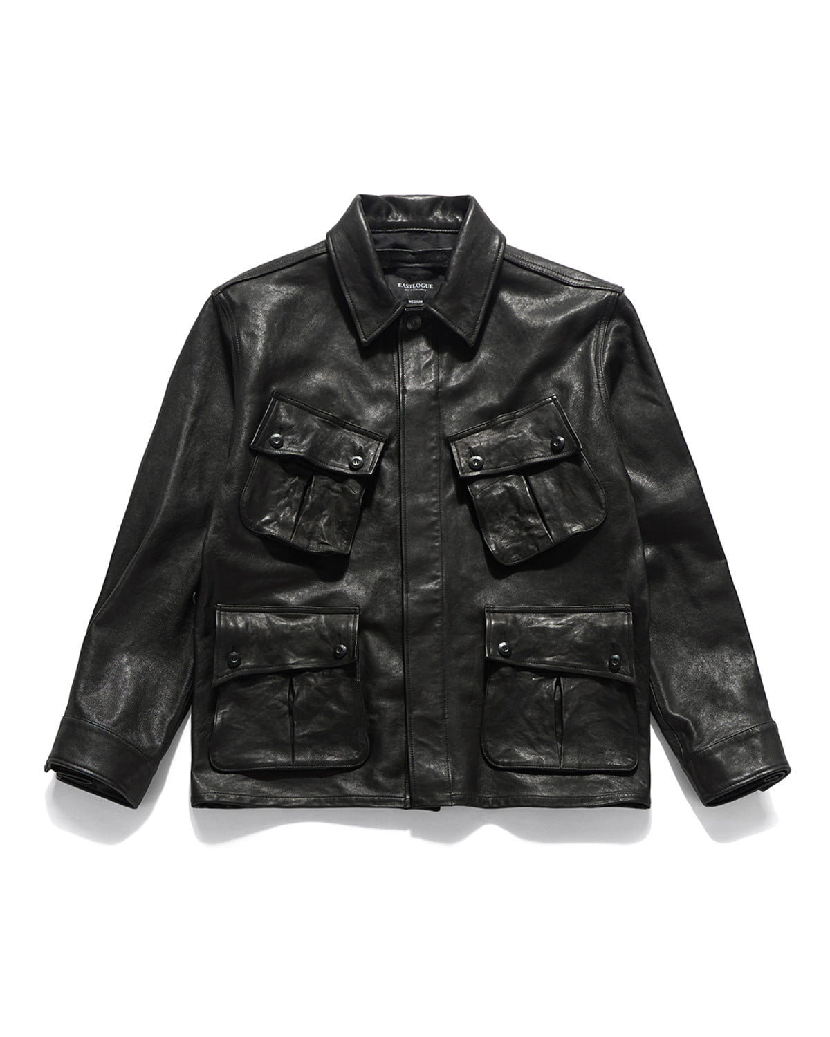 Eastlogue - Jungle Fatigue Leather Jacket (Black) product image 5 | TRAB K-Fashion Australia