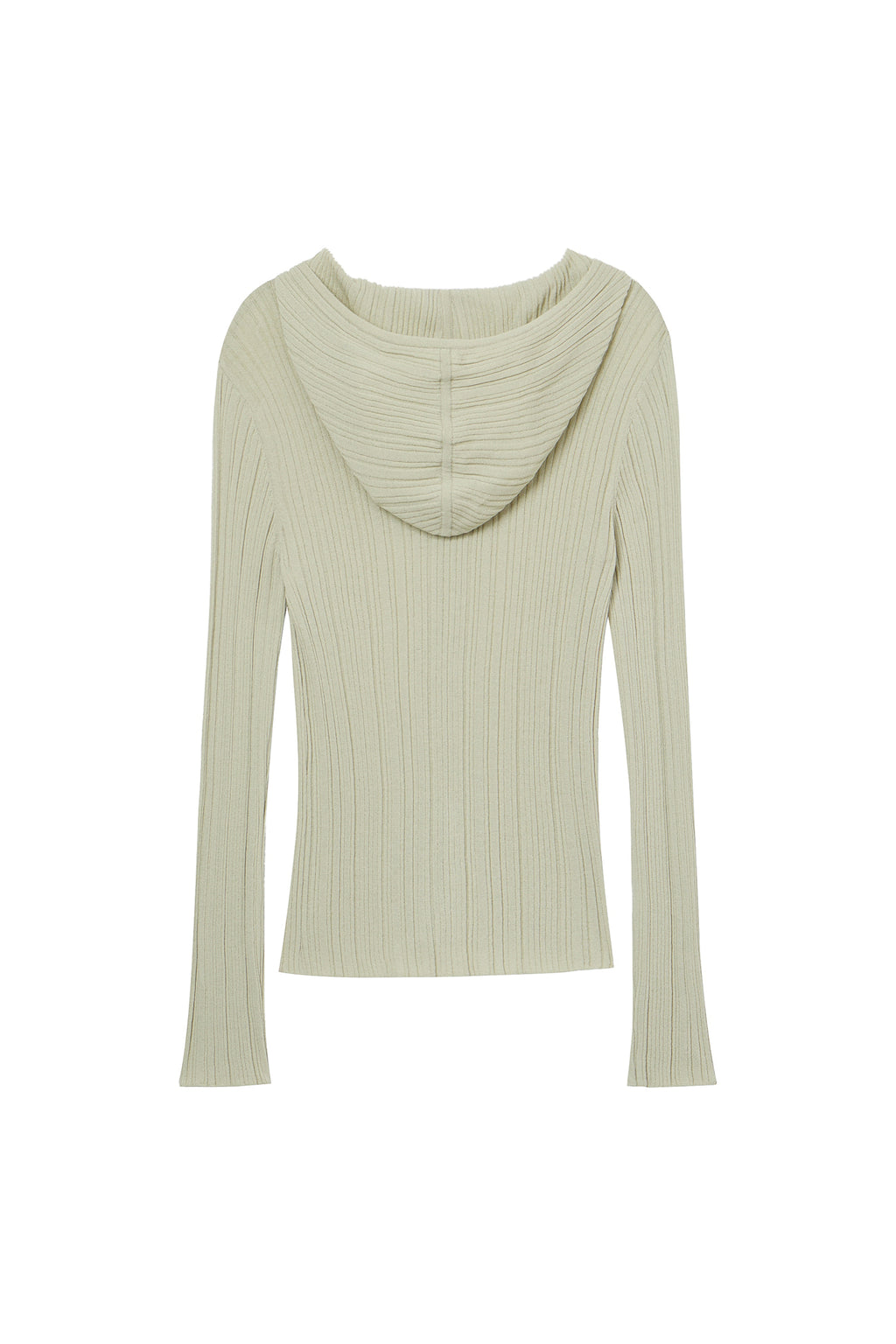 Deinet - Knit Button Hoodie Cardigan (Light Khaki) product image 2 | TRAB K-Fashion Australia