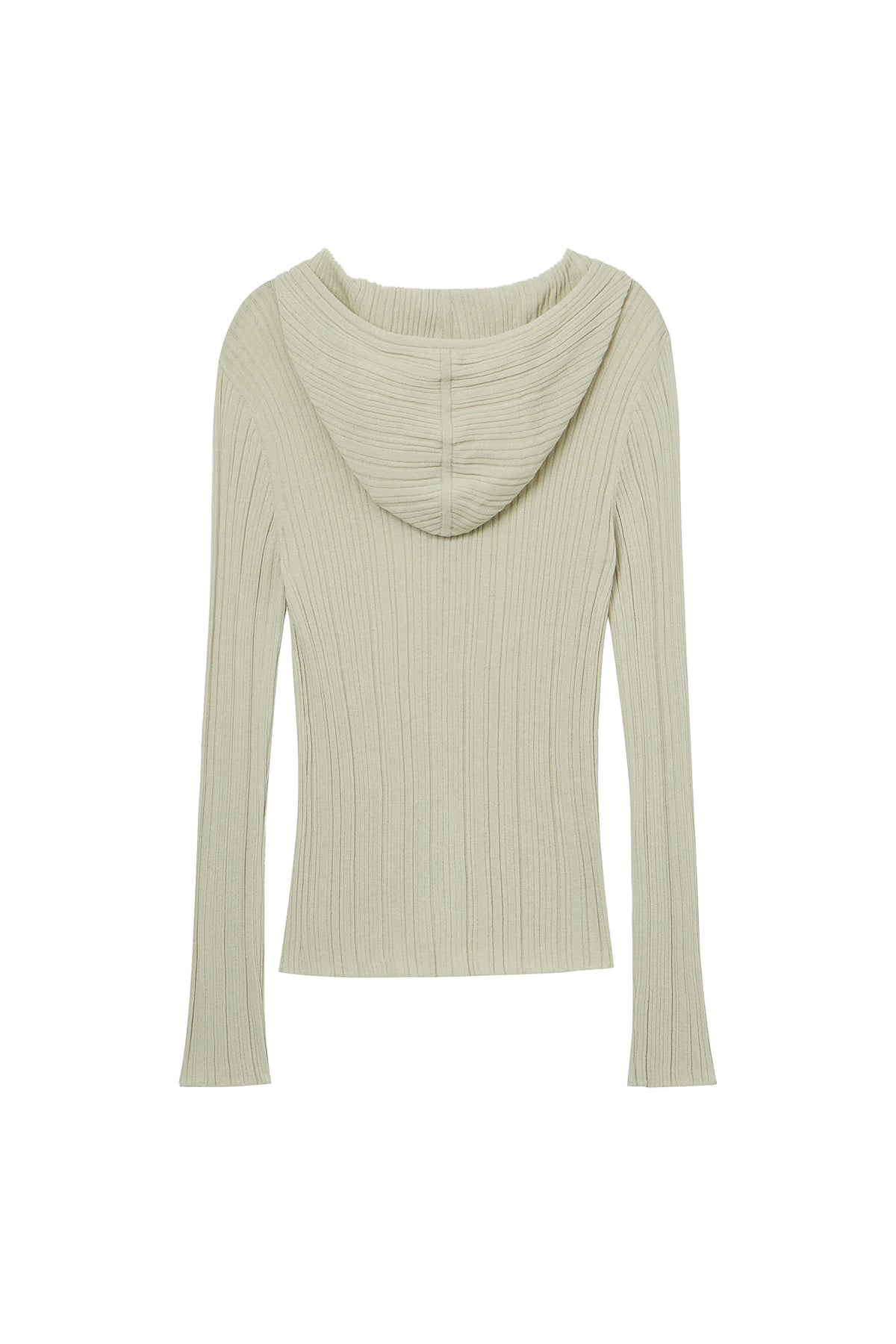 Deinet - Knit Button Hoodie Cardigan (Light Khaki) product image 2 | TRAB K-Fashion Australia